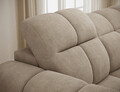 Coltar extensibil dreapta 3 locuri ELTAP, Fanito, 288x200x105 cm, lemn/poliester, bej inchis