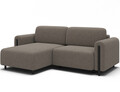 Coltar extensibil stanga 3 locuri ELTAP, LT-BL-20ROY, Acossta, 244x154x95 cm, lemn/poliester, maro/negru