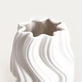 Vaza Salana, Homla, 16x15x26 cm, ceramica, alb