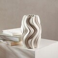 Vaza Salana, Homla, 16x15x26 cm, ceramica, alb