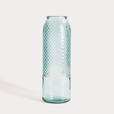 Vaza Nikka, Homla, 45 cm, sticla, transparent
