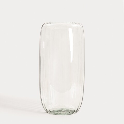 Vaza Luki, Homla, 13x45 cm, sticla, transparent