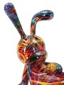 Decoratiune, Mauro Ferretti, Rabbit Psyco -B, 21.5x10x22 cm, polirasina, multicolor