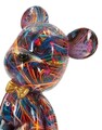 Decoratiune, Mauro Ferretti, Orsetto Psyco -B, 12.5x9.5x25 cm, polirasina, multicolor