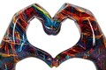 Decoratiune, Mauro Ferretti, Lover Psyco, 25x7.5x13.5 cm, polirasina, multicolor