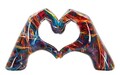 Decoratiune, Mauro Ferretti, Lover Psyco, 25x7.5x13.5 cm, polirasina, multicolor