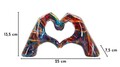 Decoratiune, Mauro Ferretti, Lover Psyco, 25x7.5x13.5 cm, polirasina, multicolor