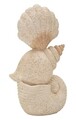 Decoratiune, Mauro Ferretti, Shell, 17.2x10x30.2 cm, polirasina, bej