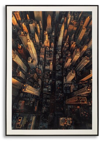 Tablou decorativ, Mauro Ferretti, New York -A, 72x102 cm, lemn de pin/canvas, multicolor