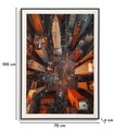 Tablou decorativ, Mauro Ferretti, New York -B, 72x102 cm, lemn de pin/canvas, multicolor