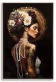 Tablou decorativ, Mauro Ferretti, Persian -A, 62x92 cm, lemn de pin/canvas, multicolor