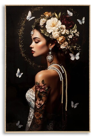 Tablou decorativ, Mauro Ferretti, Persian -B, 62x92 cm, lemn de pin/canvas, multicolor