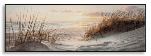 Tablou decorativ, Mauro Ferretti, Beach -A, 152x52 cm, lemn de pin/canvas, multicolor