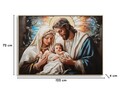 Tablou decorativ, Mauro Ferretti, Nativity, 102x72 cm, lemn de pin/canvas, multicolor