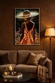 Tablou decorativ, Mauro Ferretti, Illumy -B, 62x92 cm, lemn de pin/canvas, multicolor