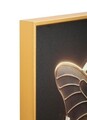 Tablou decorativ cu LED, Mauro Ferretti, Butterfly, 50x50 cm, lemn de pin/canvas, multicolor