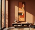 Tablou decorativ cu LED, Mauro Ferretti, Abstract, 150x50 cm, canvas/MDF, multicolor