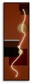 Tablou decorativ cu LED, Mauro Ferretti, Abstract, 150x50 cm, canvas/MDF, multicolor