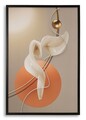 Tablou decorativ cu LED, Mauro Ferretti, Abstract -A, 80x120 cm, canvas/MDF, multicolor