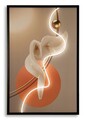 Tablou decorativ cu LED, Mauro Ferretti, Abstract -A, 80x120 cm, canvas/MDF, multicolor
