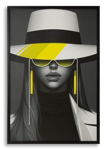 Tablou decorativ cu LED, Mauro Ferretti, Margot, 80x120 cm, canvas/MDF, multicolor