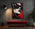 Tablou decorativ cu LED, Mauro Ferretti, Psyco -A, 60x90 cm, canvas/MDF, multicolor