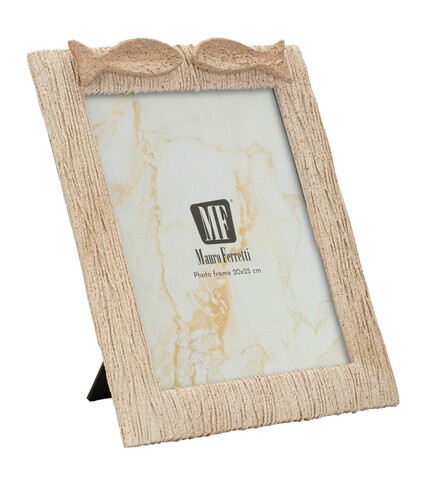 Rama foto, Mauro Ferretti, Sand, 25x3.2x31 cm, polirasina/sticla, bej