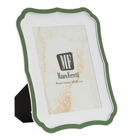 Rama foto, Mauro Ferretti, Margot, 20x25 cn, zinc/sticla, verde/argintiu
