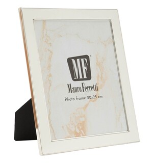 Alb;Argintiu, 20x25 cm