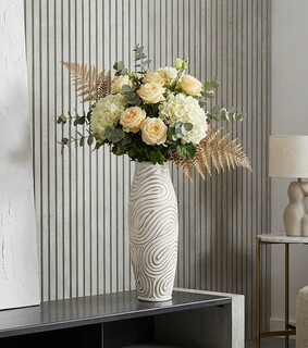 Alb decolorat, Vaza 18.5x50 cm