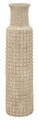 Vaza decorativa, Mauro Ferretti, Sand Outdoor, 28x110 cm, polirasina, bej