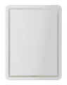 Oglinda decorativa cu LED, Mauro Ferretti, Simple Rectangular, 60x3.5x80 cm, argintiu
