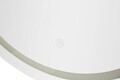 Oglinda decorativa cu LED, Mauro Ferretti, Simple Oval, 60x3.5x80 cm, argintiu