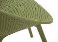 Set 2 scaune, Mauro Ferretti, Ibiza, 59x59x83 cm, utilizare interior / exterior,  plastic, verde