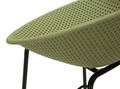 Set 2 scaune de bar, Mauro Ferretti, Ibiza, 50x50x98 cm, utilizare interior / exterior,  plastic/metal, verde/negru