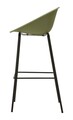 Set 2 scaune de bar, Mauro Ferretti, Ibiza, 50x50x98 cm, utilizare interior / exterior,  plastic/metal, verde/negru