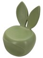 Taburet pentru copii, Mauro Ferretti, Bunny, 57x55x79 cm, plastic, verde