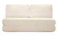 Canapea extensibila 2 locuri, Mauro Ferretti, Faster, 150x100x80 cm, ambalata vidata, poliester/burete, alb