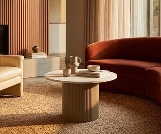 Gri;Alb, Masuta 46x48x39 cm