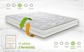 Saltea ortopedica Aloe Vera PLUS Dual Confort, 180x200x30cm, Memory 4 cm, 7 zone de confort, reversibila, fermitate medie