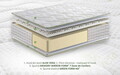 Saltea ortopedica Aloe Vera PLUS Dual Confort, 90x200x30cm, Memory 4 cm, 7 zone de confort, reversibila, fermitate medie