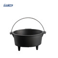 Ceaun cu capac Nature, Cooking by Heinner, 29.5x16 cm, 7 L, fonta, negru