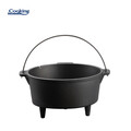 Ceaun cu capac Nature, Cooking by Heinner, 31.5x17 cm, 9 L, fonta, negru