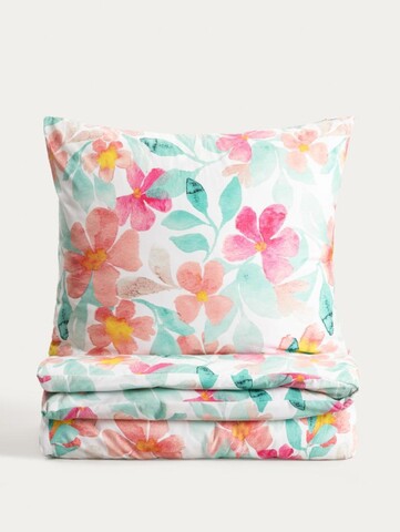 Lenjerie de pat King Size, Fiore, Homla, 200x220 cm, 3 piese, microfibra din poliester, multicolor