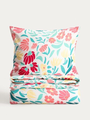 Lenjerie de pat King Size, Caleya, Homla, 200x220 cm, 3 piese, microfibra din poliester, multicolor