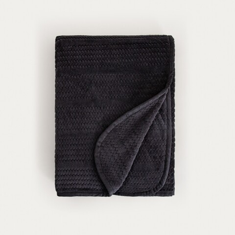 Patura Mavro, Homla, 150x200 cm, poliester, negru