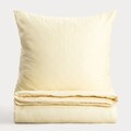 Lenjerie de pat King Size, Avelia, Homla, 200x220 cm, 3 piese, bumbac/poliester, galben