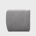Canapea modulara 3 locuri Svela, Homla, 225x80x60.5 cm, catifea din poliester, gri