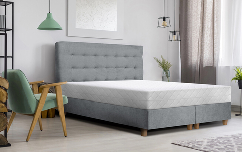 Saltea SuperOrtopedica Green Future KONFORTA Max Plus 25 cm, 90x200x25cm, Spuma poliuretanica elastica, Husa detasabila, lavabila, matlasata, hipoalergenica, Reversibila, Ferma