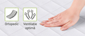 Saltea SuperOrtopedica Green Future KONFORTA Max Plus 25 cm, 180x200x25cm, Spuma poliuretanica elastica, Husa detasabila, lavabila, matlasata, hipoalergenica, Reversibila, Ferma